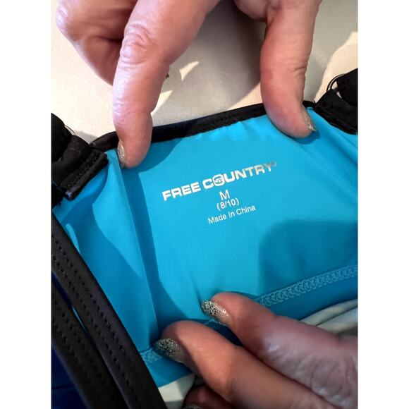 Free Country Matching Tennis Skirt And Workout Top Built in Bra Preppy Tennis XL - Picture 8 of 11